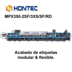 CONVERTIDORA DE ACABADO DE ETIQUETAS MPX 350-2SF/3XS/SF/RD