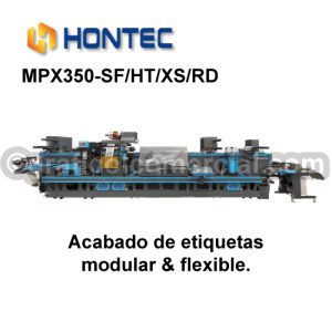 CONVERTIDORA DE ACABADO DE ETIQUETAS MPX 350-SF/HT/XS/RD