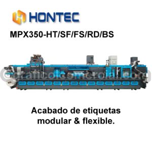 CONVERTIDORA DE ACABADO DE ETIQUETAS MPX 350-HT/SF/FS/RD/BS